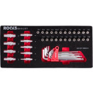 OK-01.3117 Satz Stiftschlüssel Und Innensechskantschlüssel Hex / Torx, 42-Teilig