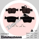 ZIMMERMANN Bremsbelagsatz, Scheibenbremse | 22605.160.2