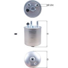 MAHLE Kraftstofffilter | KL 639D