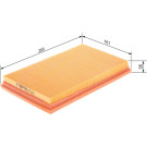 Luftfilter | TOYOTA Corolla | 1457433533