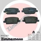 ZIMMERMANN Bremsbelagsatz, Scheibenbremse