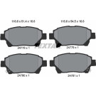 Bremsbelagsatz Toyota P. Iq 1.0-1.4 D-4D 09 | 2477801