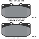 Bremsbelagsatz Subaru P. Impreza 00-/300Zx | 2130701