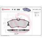 BREMBO Bremsklötze VA | CITROEN Berlingo, Xsara PEUGEOT 206 93-15 | P 61 069