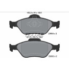Bremsbelagsatz Ford P. Fusion 02 | 2360406