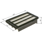 Luftfilter | HONDA Civic X,CR-V 15 | F 026 400 579