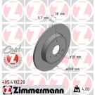 ZIMMERMANN Bremsscheibe | 405.4102.20