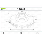 VALEO Bremsscheibe 186872 VALEO Bremsscheibe 186872