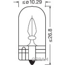 W3W Osram | 24V 3W W2,1X9,5D | GLASSOCKEL | 2841