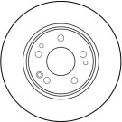 Bremsscheibe Db P. W124 200 | DF1581