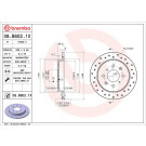 BREMBO Bremsscheibe XTRA HA HONDA City,Jazz 07 XTRA LINE - Xtra 08.B602.1X