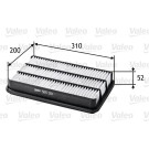 VALEO Luftfilter | 585301