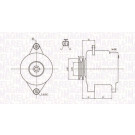 MAGNETI MARELLI Generator 063731615010