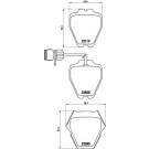 P 85 054 Bremsbelagsatz, Scheibenbremse PRIME LINE