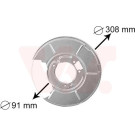 VAN WEZEL Spritzblech, Bremsscheibe | 0646374