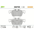 VALEO Bremsbeläge 302705