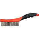 YT-6338 Stahldrahtbürste Rostfrei 4Reihig