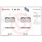 BREMBO Bremsklötze Xtra VA | MERCEDES E, S-Klasse 02-13 | P 50 074X