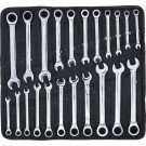 BGS Ratschenring-Maulschlüssel-Satz metrisch / Zollgrößen 22-tlg BGS Do it yourself 30010
