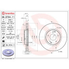 Bremsscheibe VA SSANGYONG Actyon,Korando 10 PRIME LINE - UV Coated 09.D724.11 Bremsscheibe VA SSANGYONG Actyon,Korando 10 PRIME LINE - UV Coated 09.D724.11