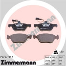 ZIMMERMANN Bremsbeläge 21636.190.1