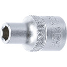 BGS Steckschlüssel-Einsatz Sechskant | Antrieb Innenvierkant 12,5 mm (1/2"""") | SW 8 mm | 2908