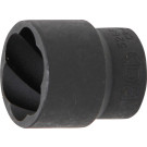 BGS Spiral-Profil-Steckschlüssel-Einsatz / Schraubenausdreher | Antrieb Innenvierkant 12,5 mm (1/2"""") | SW 24 mm | 5268-24