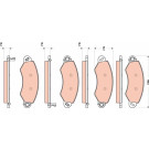 Bremsklötze VA | LDV Maxus 05-09 | GDB1744