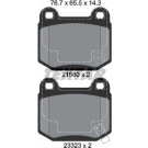 Bremsbelagsatz Nissan T. 350Z/Impreza 00- Wrx/Forester 13 | 2158001