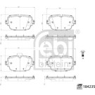 FEBI BILSTEIN Bremsbelagsatz, Scheibenbremse FEBI BILSTEIN Bremsbelagsatz, Scheibenbremse