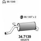 Endschalldämpfer | OPEL Corsa D 1.4 06 | 34.7139