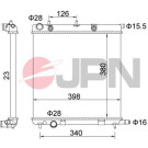 JPN Kühler, Motorkühlung 60C9013-JPN