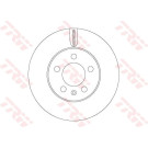 20 481 003 Bremsscheibe VA | SEAT Ibiza VW Polo 17 | DF6584