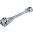 BGS Spezialschlüssel 8-in-1 Abtrieb Sechskant SW 12 - 19 mm BGS Do it yourself 7075