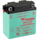 Yuasa Motorradbatterie TROCKEN | Offen ohne Säure | 6N11A-3A
