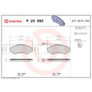 BREMBO Bremsklötze VA | CITROEN Jumper PEUGEOT Boxer 94-05 | P 23 092