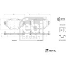 FEBI BILSTEIN Bremsbelagsatz, Scheibenbremse FEBI BILSTEIN Bremsbelagsatz, Scheibenbremse