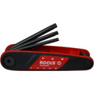 122043 Innensechskantschlüssel Futuro Pocket Torx-R Tr9-Tr40, 7-Teilig