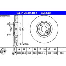 Bremsscheibe Citroen P. C4 1.6-2.0 04 | 24.0126-0140.1