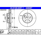 Bremsscheibe | 24.0128-0297.1