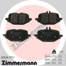 ZIMMERMANN Bremsbelagsatz, Scheibenbremse | 26526.170.1