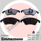 ZIMMERMANN Bremsbelagsatz, Scheibenbremse | 24310.990.1