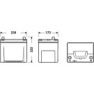 EXIDE Starterbatterie | EA654