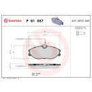 BREMBO Bremsklötze VA | CITROEN Xsara, ZX PEUGEOT 306, 406 93-11 | P 61 057