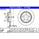 Bremsscheibe Mazda T. 3/5 1,8-2,3 03-13 | 24.0111-0160.1