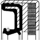12001902B Wellendichtring, Differential