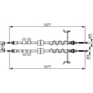 Handbremsseil FORD Tourneo Connect 02 1987482870