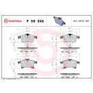 BREMBO Bremsklötze VA | OPEL Astra, Corsa, Zafira 98-17 | P 59 045