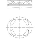 MAHLE Kolben | 081 PI 00104 002
