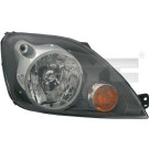 Scheinwerfer R H4 +LWR +MOT CHROM/SCHWARZ | FORD FIESTA V 10,05-8,08 BINKER GELB | 2735,513,3